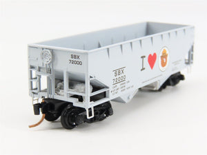 N Scale Micro-Trains 55450 SBX Smokey Bear 33' 2-Bay Hopper 72000 RTR