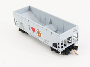 N Scale Micro-Trains 55450 SBX Smokey Bear 33' 2-Bay Hopper 72000 RTR