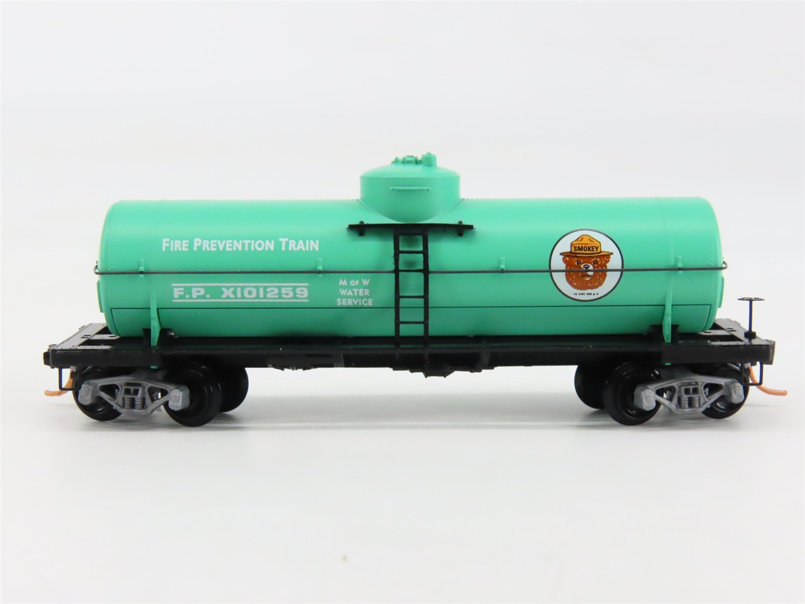 N Scale Micro-Trains MTL 65540 MOW Smokey Bear 39' Single Dome Tank Car #X101259