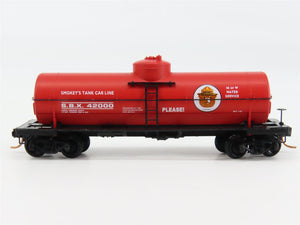 N Scale Micro-Trains 65460 SBX Smokey Bear 39' Single Dome Tank Car 42000 RTR