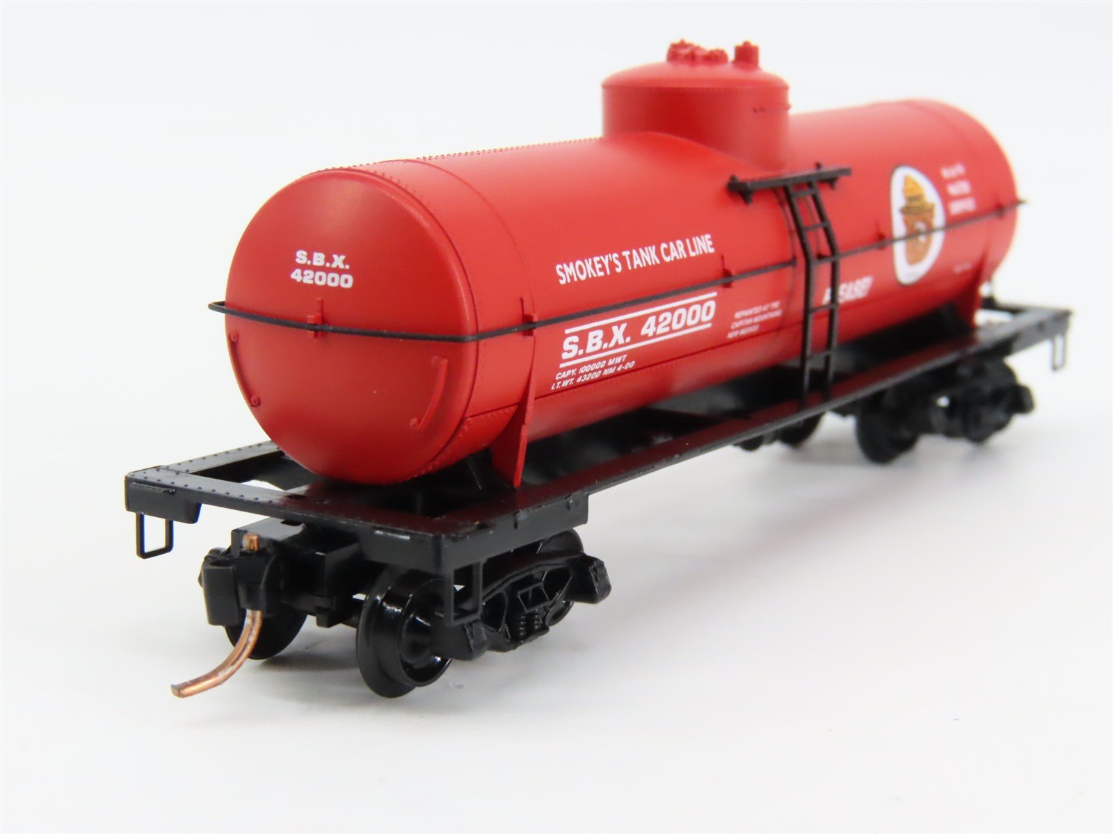 N Scale Micro-Trains 65460 SBX Smokey Bear 39' Single Dome Tank Car 42000 RTR