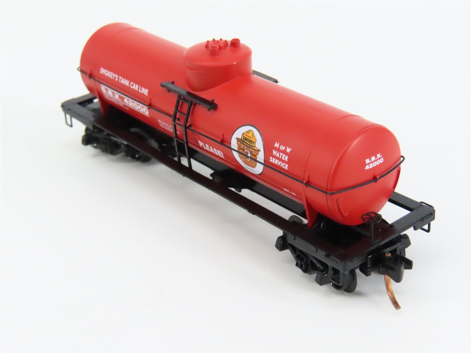 N Scale Micro-Trains 65460 SBX Smokey Bear 39' Single Dome Tank Car 42000 RTR