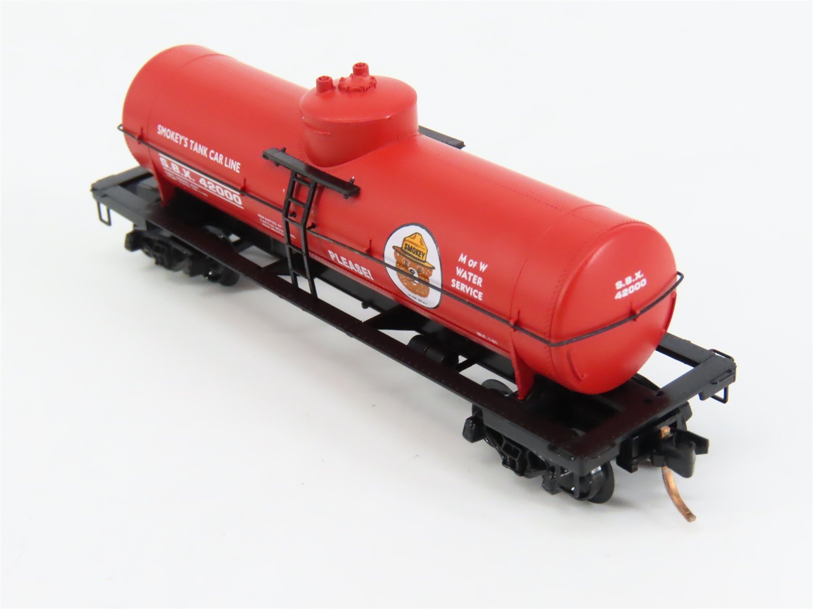 N Scale Micro-Trains 65460 SBX Smokey Bear 39' Single Dome Tank Car 42000 RTR
