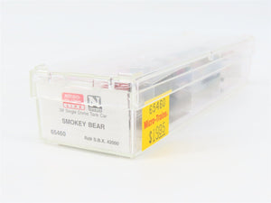 N Scale Micro-Trains 65460 SBX Smokey Bear 39' Single Dome Tank Car 42000 RTR