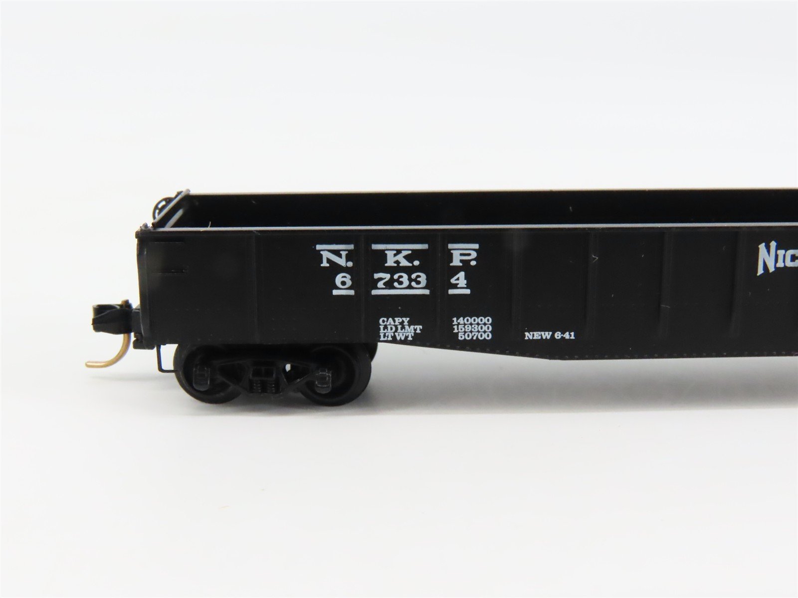 N Scale Micro-Trains 46160 NKP Nickel Plate Road 50' Fishbelly Side Gondola RTR