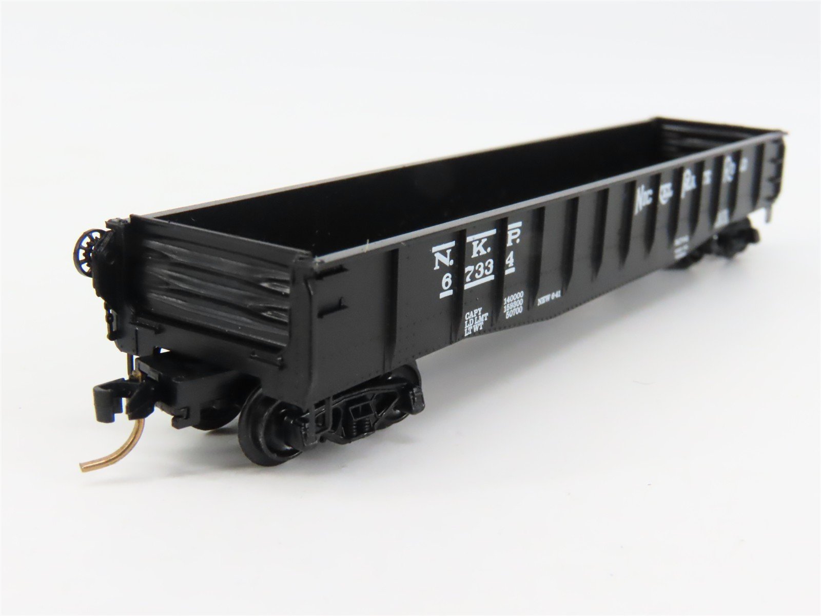 N Scale Micro-Trains 46160 NKP Nickel Plate Road 50' Fishbelly Side Gondola RTR