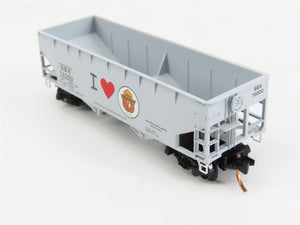 N Scale Micro-Trains 55450 SBX Smokey Bear 33' 2-Bay Hopper 72000 RTR