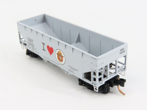 N Scale Micro-Trains 55450 SBX Smokey Bear 33' 2-Bay Hopper 72000 RTR