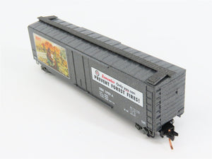 N Scale Micro-Trains 03200402 SBX Smokey Bear 50' Plug Door Box Car 1959 A RTR