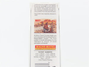 N Scale Micro-Trains 03200402 SBX Smokey Bear 50' Plug Door Box Car 1959 A RTR