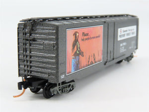 N Scale Micro-Trains 03200401 SBX Smokey Bear 50' Plug Door Box Car 1953 A RTR