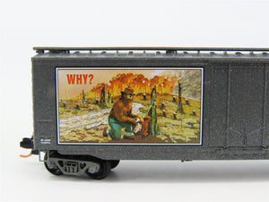 N Scale Micro-Trains 03200402 SBX Smokey Bear 50' Plug Door Box Car 1959 A RTR