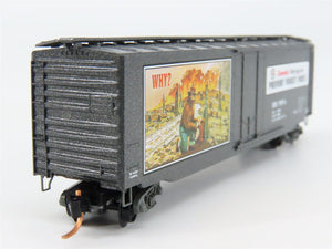 N Scale Micro-Trains 03200402 SBX Smokey Bear 50' Plug Door Box Car 1959 A RTR