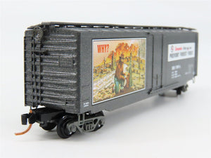 N Scale Micro-Trains 03200402 SBX Smokey Bear 50' Plug Door Box Car 1959 A RTR