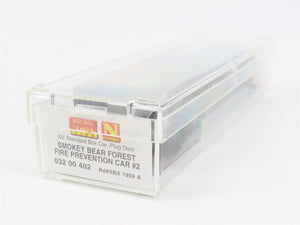 N Scale Micro-Trains 03200402 SBX Smokey Bear 50' Plug Door Box Car 1959 A RTR