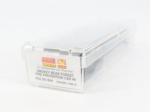 N Scale Micro-Trains 03200404 SBX Smokey Bear 50' Plug Door Box Car 1980 A RTR