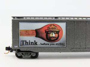 N Scale Micro-Trains 03200405 Smokey Bear Forest Fire Prevention 50' Box Car RTR