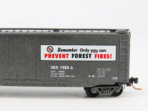 N Scale Micro-Trains 03200405 Smokey Bear Forest Fire Prevention 50' Box Car RTR