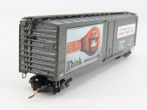 N Scale Micro-Trains 03200405 Smokey Bear Forest Fire Prevention 50' Box Car RTR