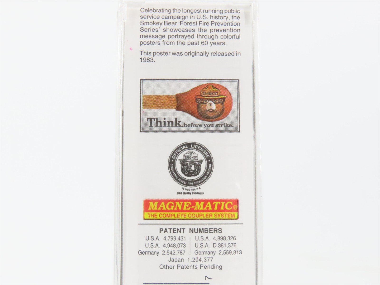 N Scale Micro-Trains 03200405 Smokey Bear Forest Fire Prevention 50' Box Car RTR