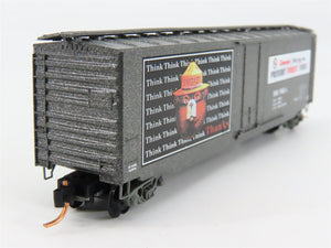 N Scale Micro-Trains 03200406 SBX Smokey Bear 50' Standard Plug Door Box Car RTR