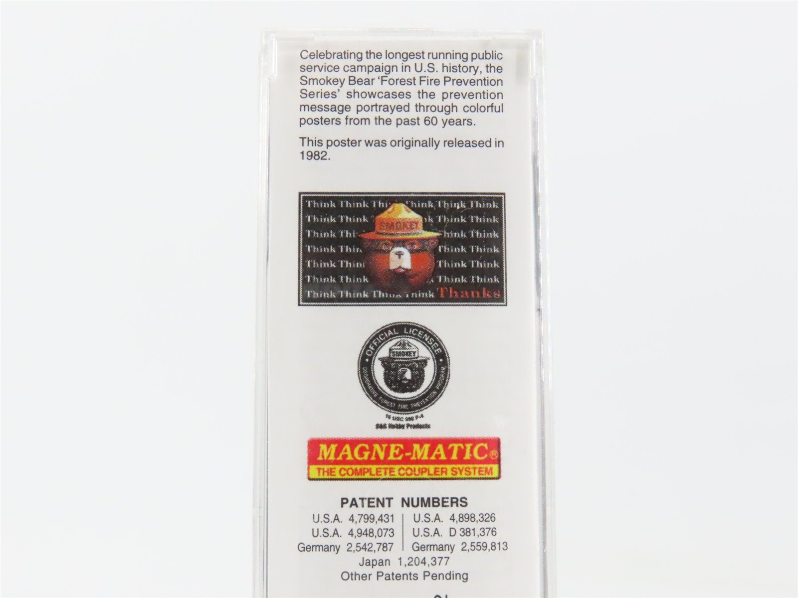 N Scale Micro-Trains 03200406 SBX Smokey Bear 50' Standard Plug Door Box Car RTR