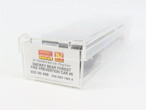 N Scale Micro-Trains 03200406 SBX Smokey Bear 50' Standard Plug Door Box Car RTR