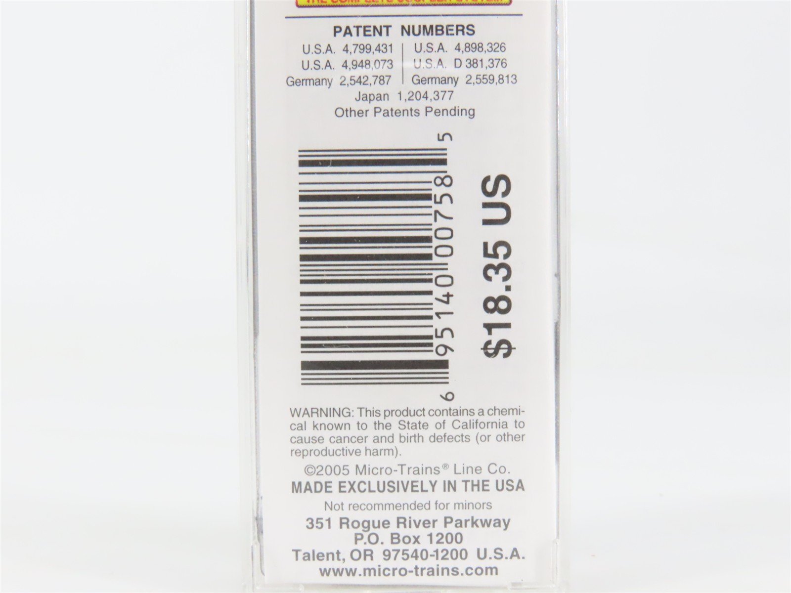 N Scale Micro-Trains 03200403 SBX Smokey Bear 50' Box Car 1953 B RTR