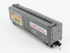 N Scale Micro-Trains 03200403 SBX Smokey Bear 50' Plug Door Box Car 1953 B RTR