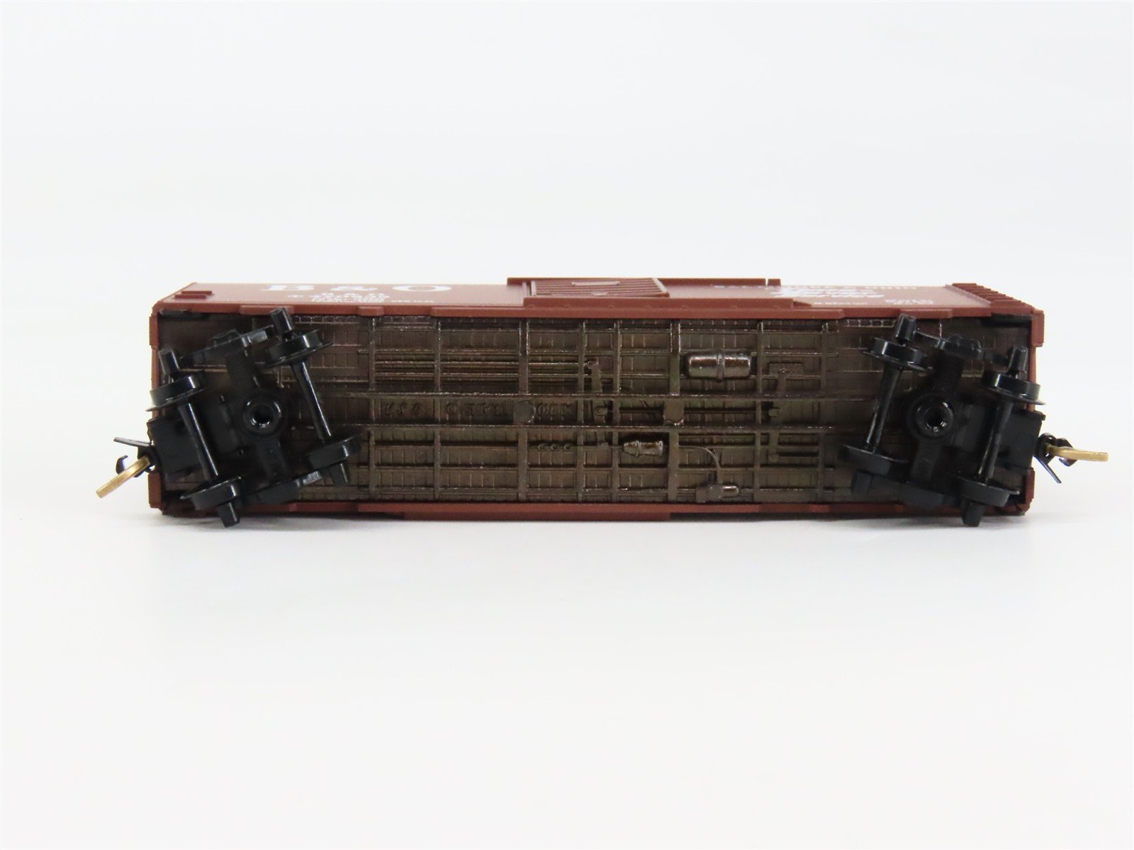 N Scale Micro-Trains 20346/3 B&O Baltimore & Ohio 40' Box Car 470835 RTR