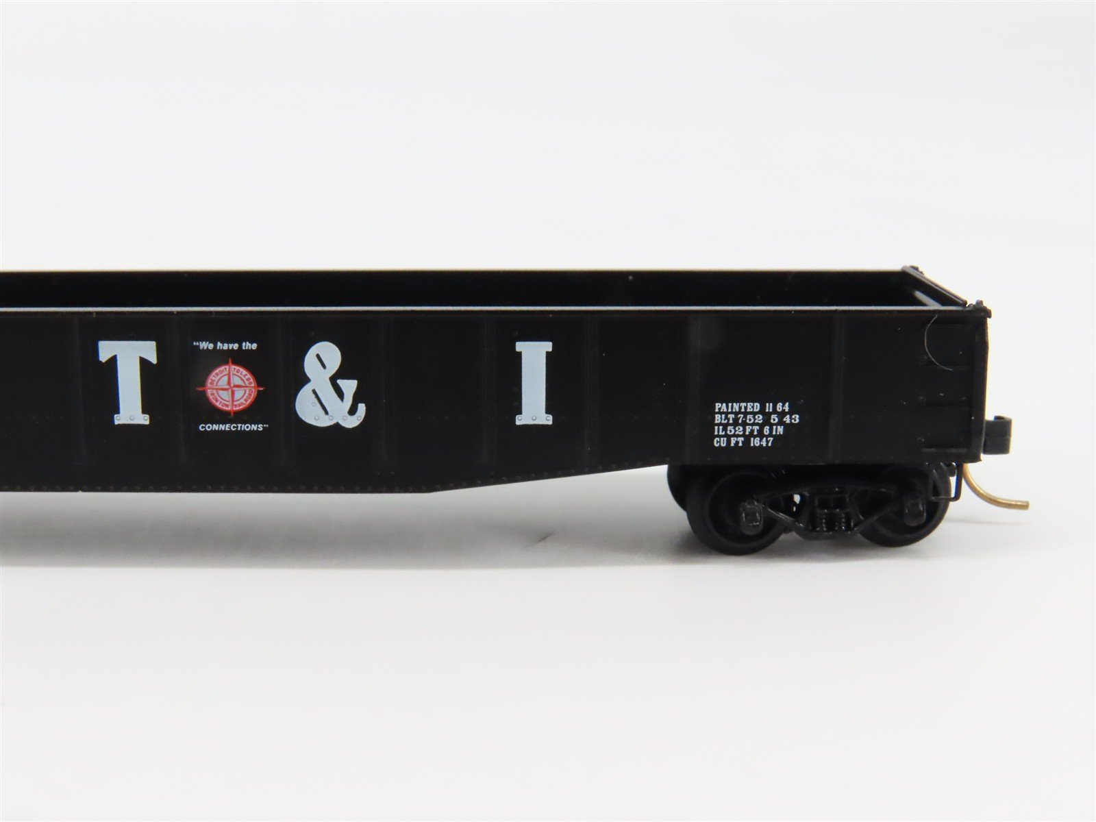 N Scale Micro-Trains 46140 Detroit, Toledo & Ironton 50' Fishbelly Gondola RTR