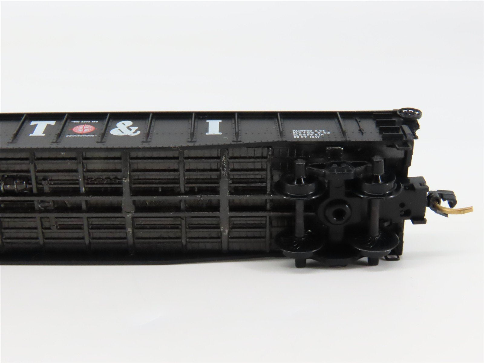 N Scale Micro-Trains 46140 Detroit, Toledo & Ironton 50' Fishbelly Gondola RTR