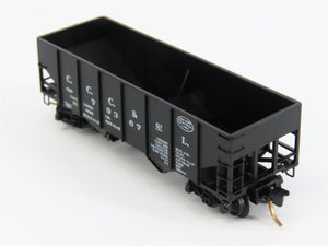N Scale Micro-Trains 56160 CCC&StL New York Central 33' 2-Bay Hopper 79367 RTR