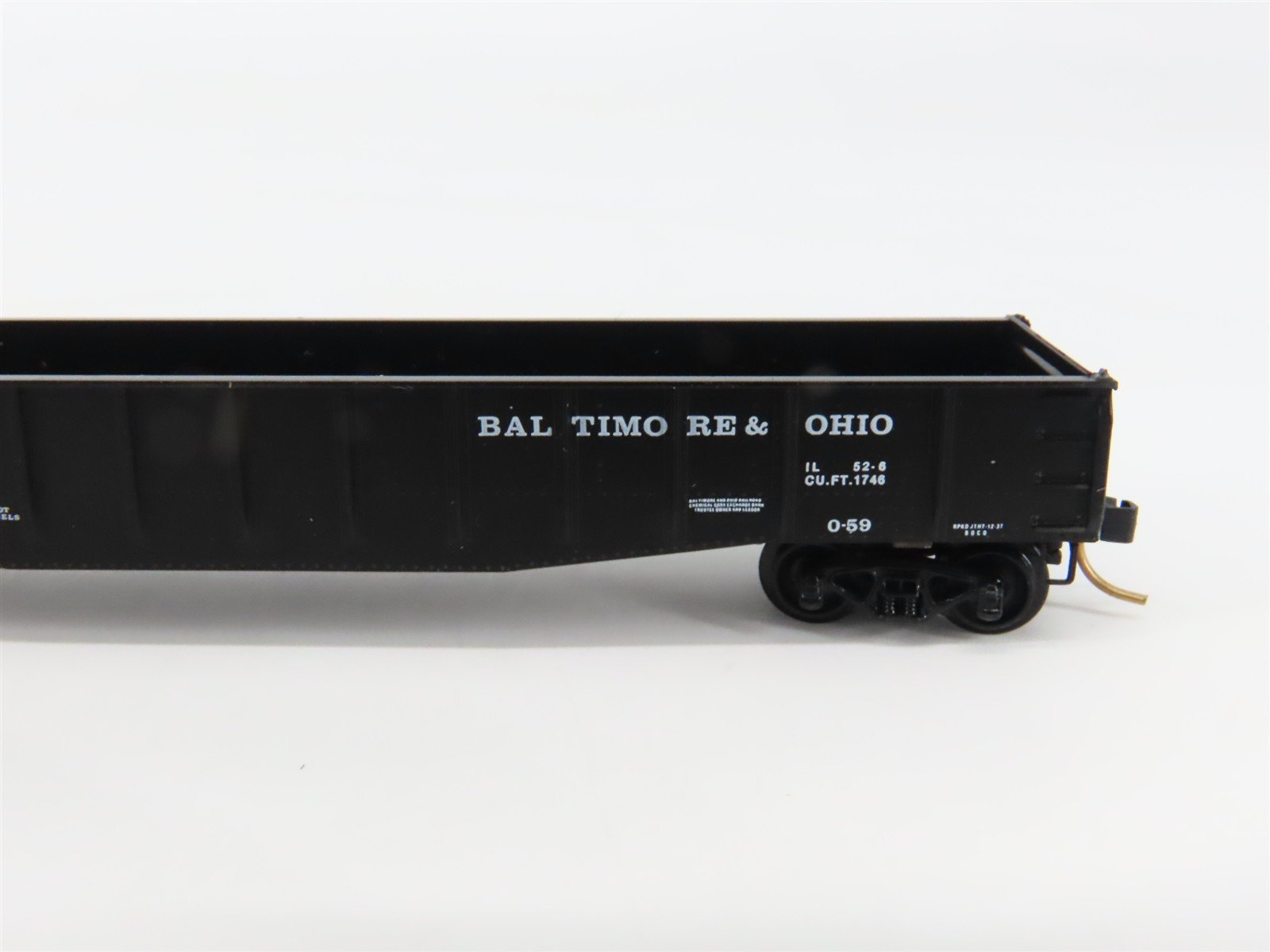 Micro-Trains 46150 B&O Baltimore & Ohio 50' Drop End Gondola 259624 RTR