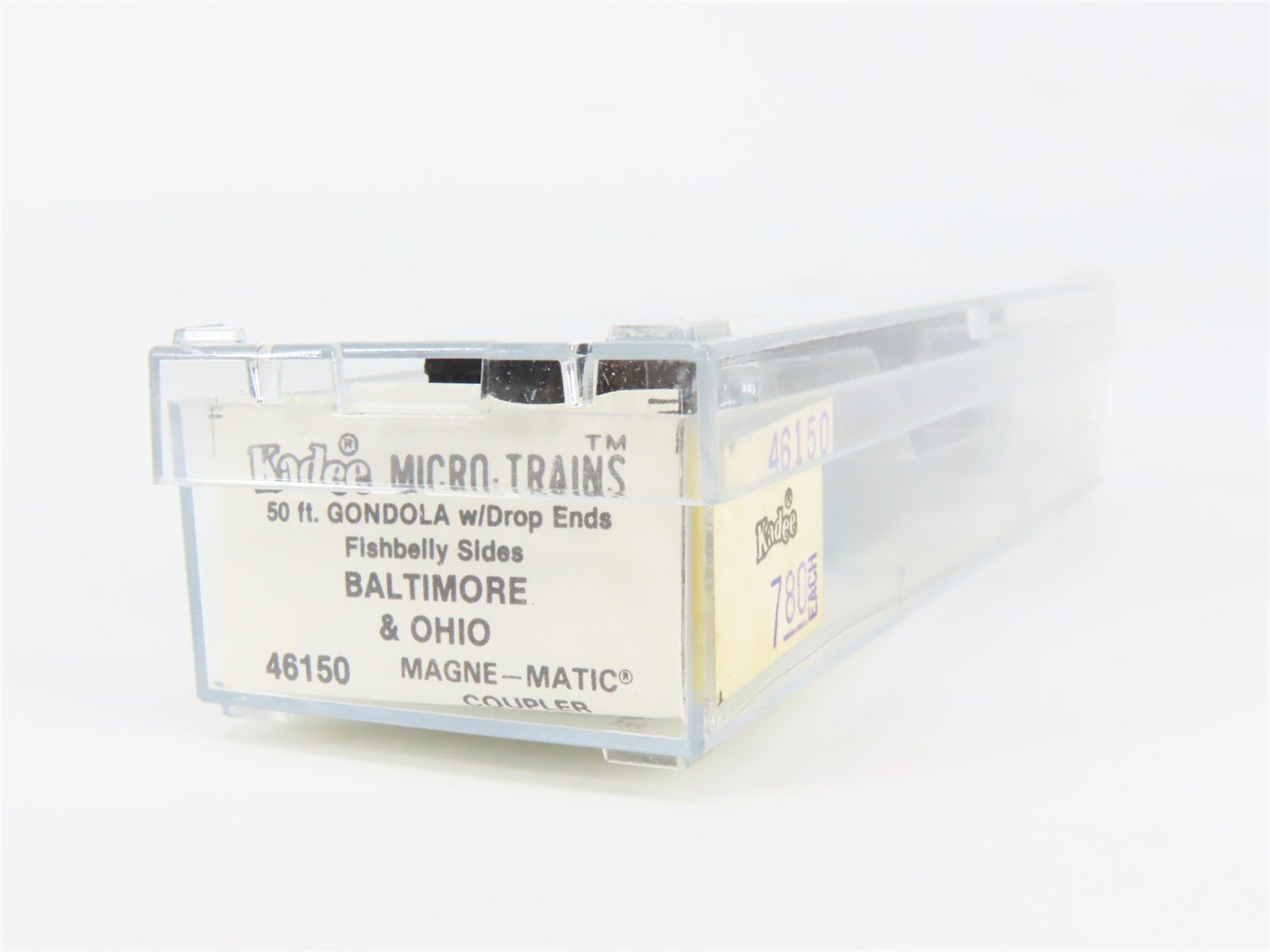Micro-Trains 46150 B&O Baltimore & Ohio 50' Drop End Gondola 259624 RTR