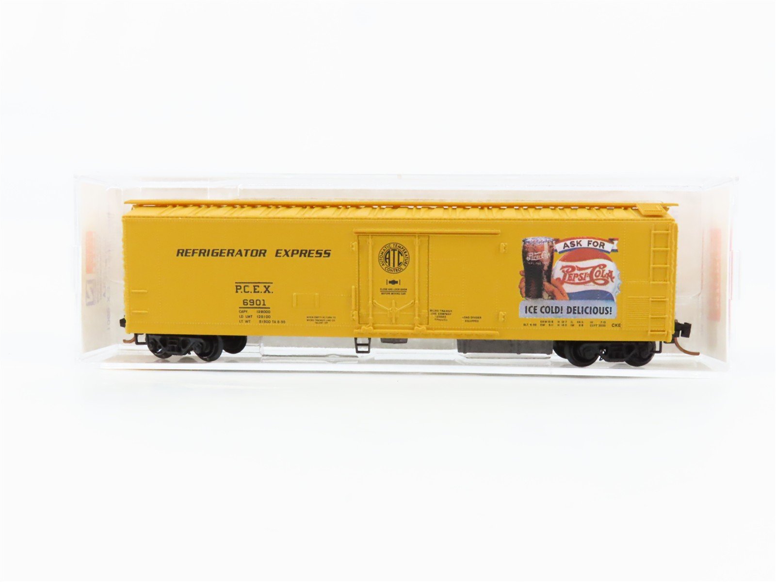N Scale Micro-Trains 69090 PCEX Pepsi-Cola 51' Mechanical Reefer 6901 RTR
