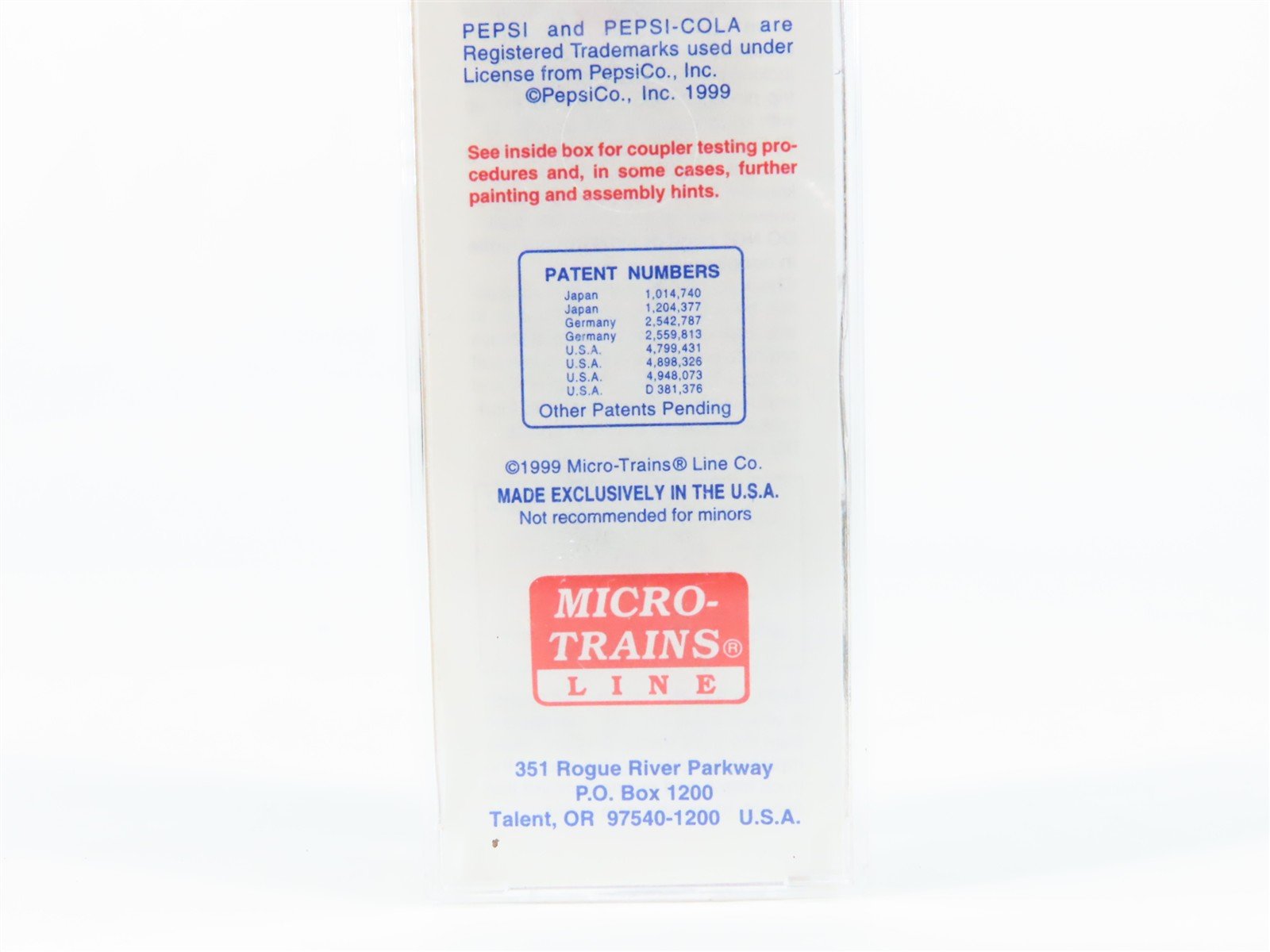 N Scale Micro-Trains 69090 PCEX Pepsi-Cola 51' Mechanical Reefer 6901 RTR
