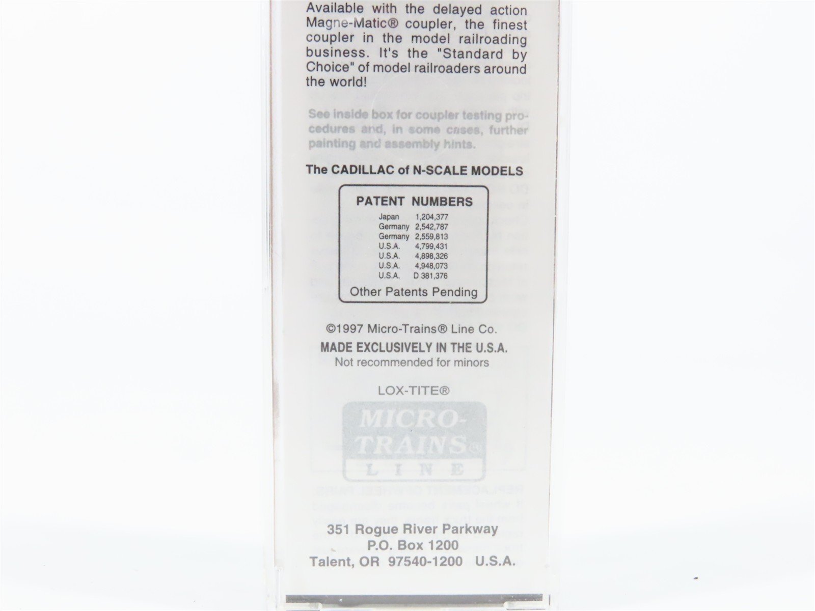 N Scale Micro-Trains 23140 CP Canadian Pacific 40' Box Car 290262 RTR