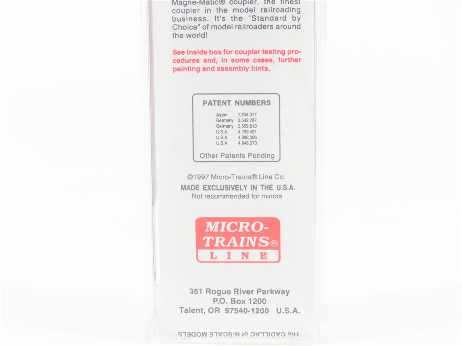 N Scale Micro-Trains 78030 UP Union Pacific 50' Auto Box Car 161100 RTR