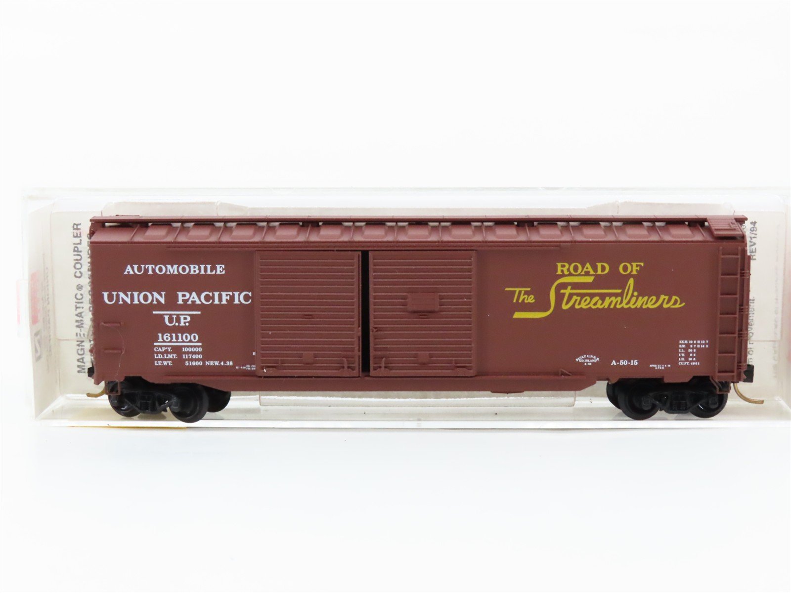 N Scale Micro-Trains 78030 UP Union Pacific 50' Auto Box Car 161100 RTR