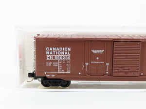 N Scale Micro-Trains 76010 CN Canadian National 50' Box Car 550235 RTR