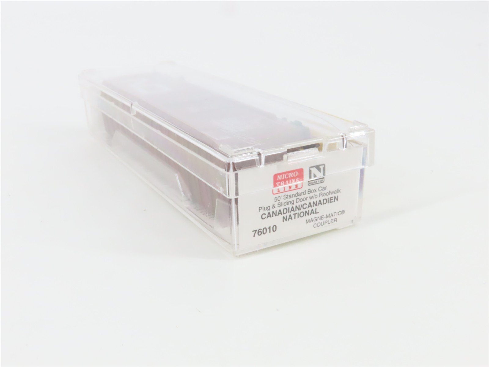 N Scale Micro-Trains 76010 CN Canadian National 50' Box Car 550235 RTR