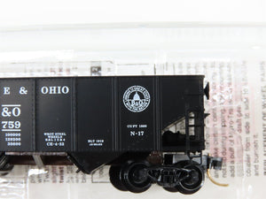 N Scale Micro-Trains 56310 B&O Baltimore & Ohio 33' 2-Bay Hopper 324759 RTR