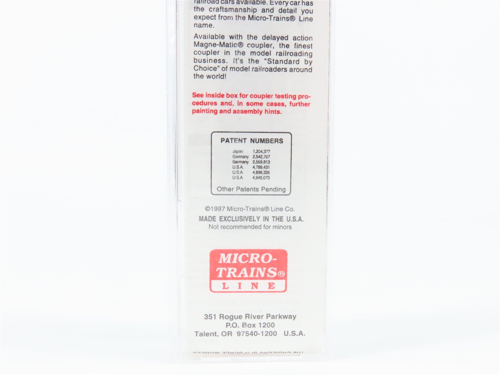 N Scale Micro-Trains 56310 B&O Baltimore & Ohio 33' 2-Bay Hopper 324759 RTR