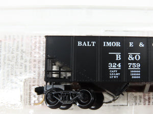 N Scale Micro-Trains 56310 B&O Baltimore & Ohio 33' 2-Bay Hopper 324759 RTR