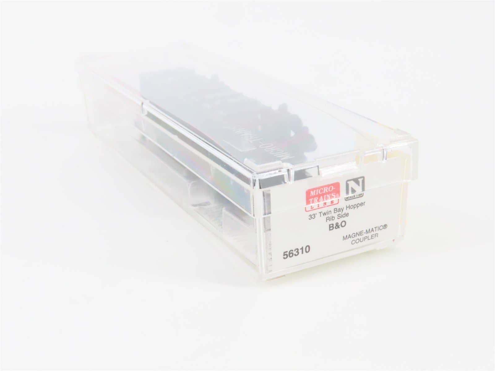 N Scale Micro-Trains 56310 B&O Baltimore & Ohio 33' 2-Bay Hopper 324759 RTR