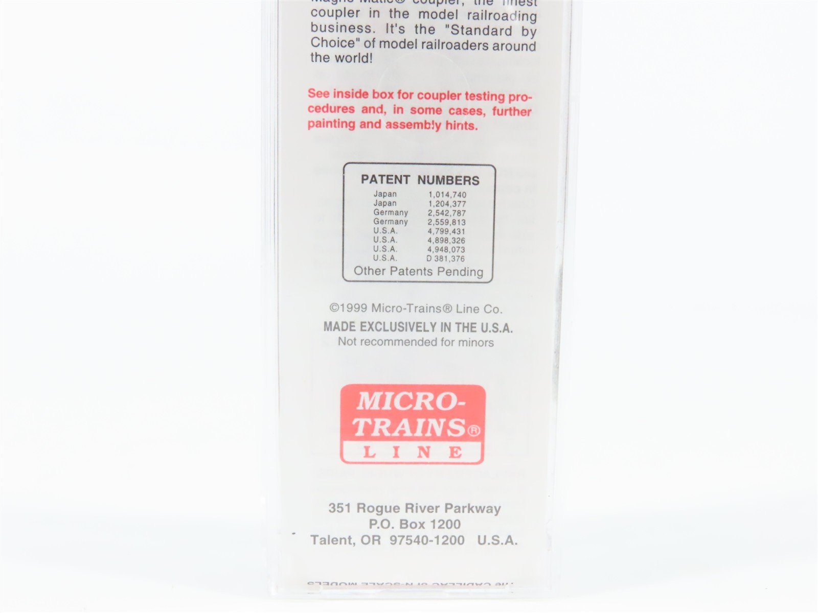 N Scale Micro-Trains 39060 ATSF Santa Fe 40' Box Car 38693 RTR