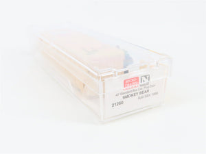 N Scale Micro-Trains 21260 SBX Smokey Bear 40' Plug Door Box Car 1999 RTR