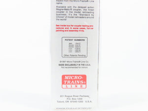 N Scale Micro-Trains 94080 MRL Montana Rail Link 3-Bay Covered Hopper 51033 RTR
