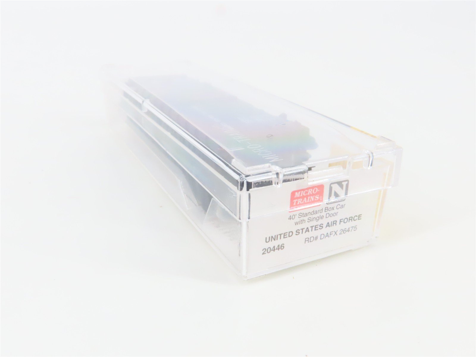 N Scale Micro-Trains 20446 DAFX United States Air Force 40' Box Car 26475 RTR